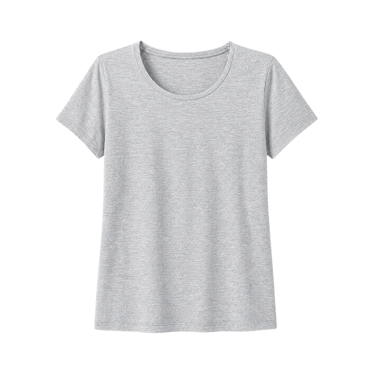 Women's Basic Cotton Scoop Neck Short Sleeve T-Shirt