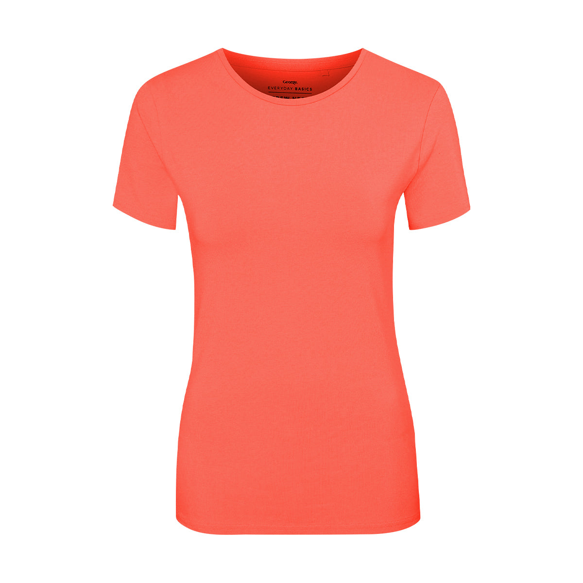 Womens Crew Neck Short Sleeve Soft Cotton Jersey T-Shirt