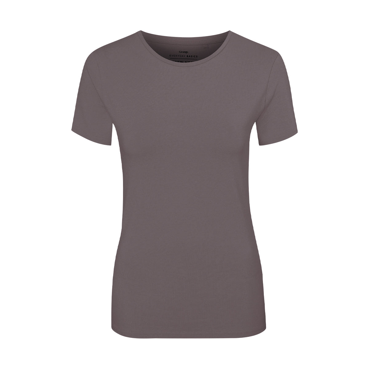 Womens Crew Neck Short Sleeve Soft Cotton Jersey T-Shirt
