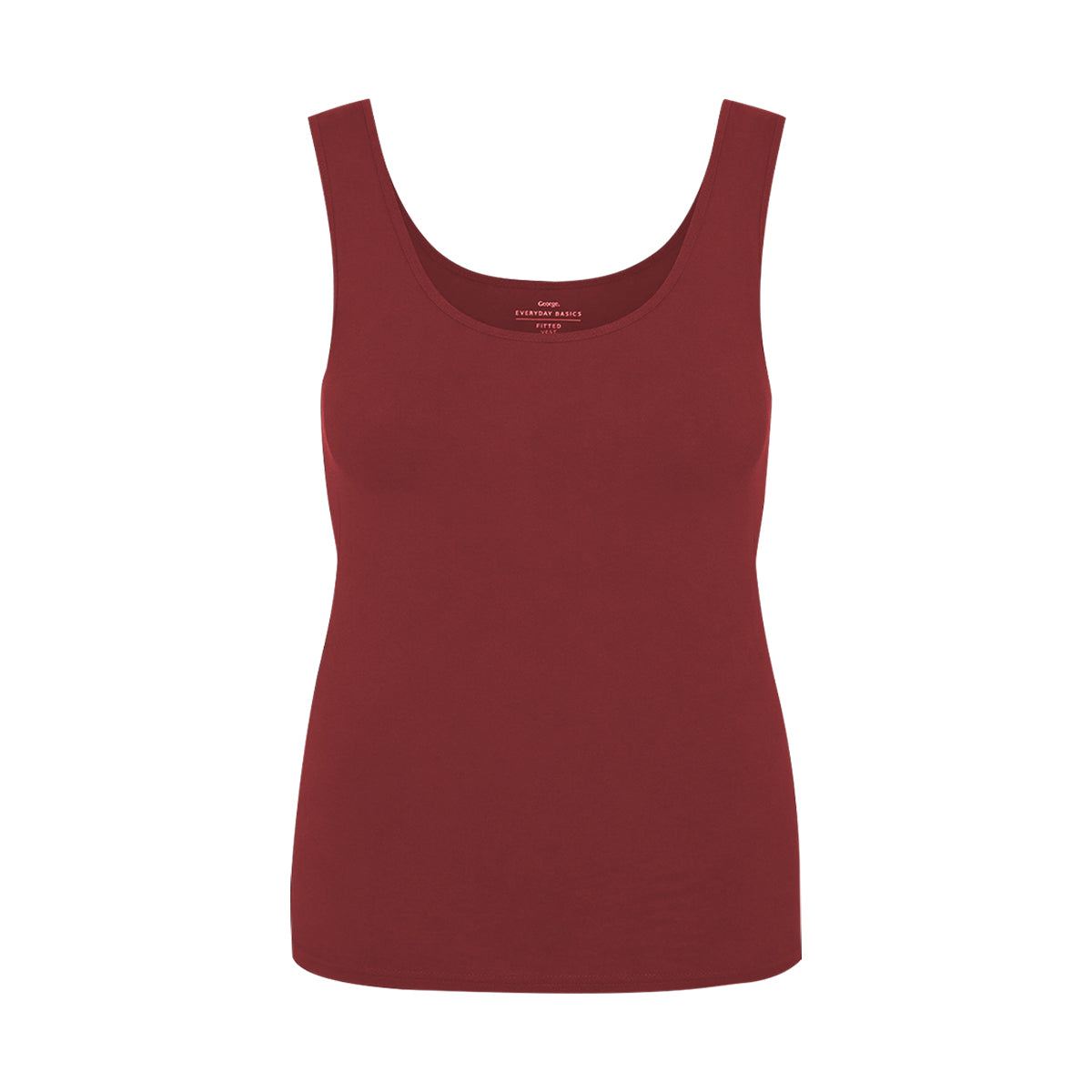 Womens Soft Cotton Sleeveless Scoop Neck Basic Stretch Tank Top