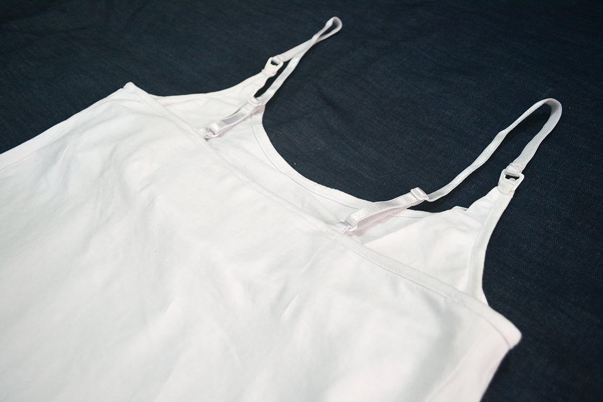 Women's Spaghetti Strap Camisole Soft Cotton Pregnancy Nursing Top