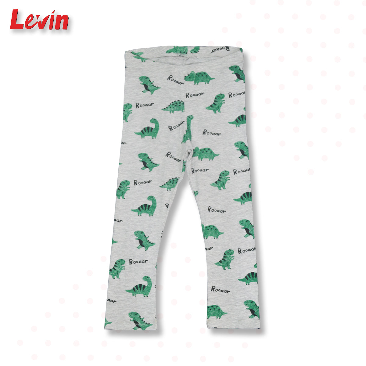 Girls Abstract Printed Elastic Waist Cotton Pajama Leggings