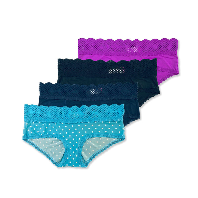 Women's Mid Rise Microfiber Hipster Panty
