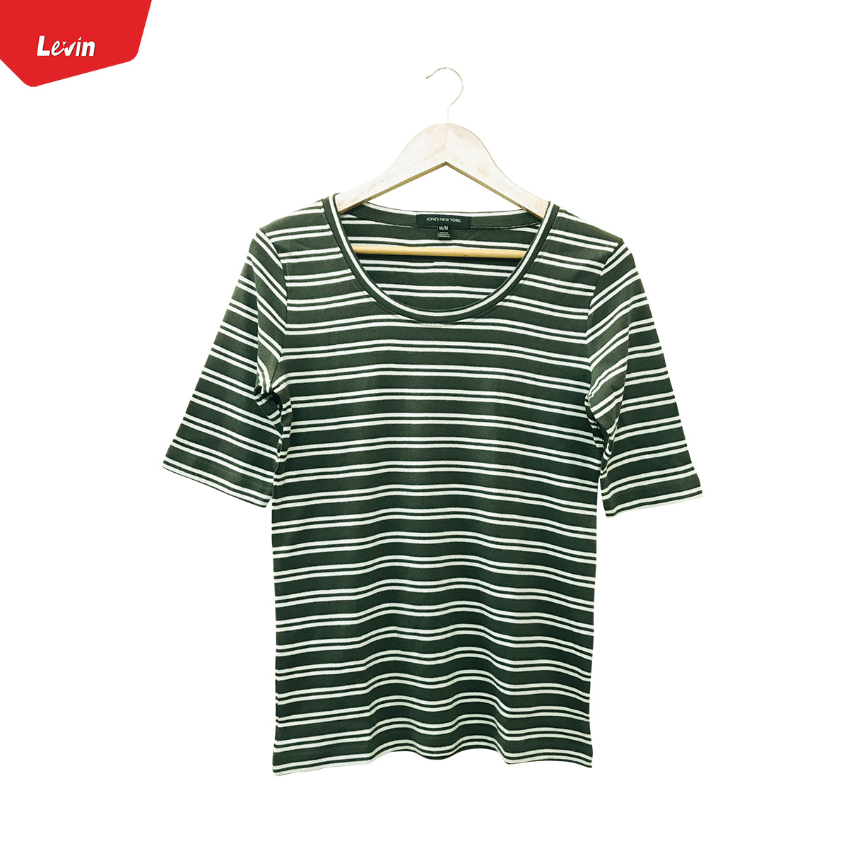 Womens scoop neck Semi Long cotton half sleeve t-shirt