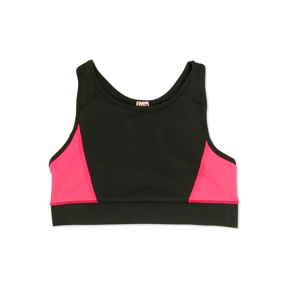 Womens Non Padded Racerback Compression T-Back Sports Bra