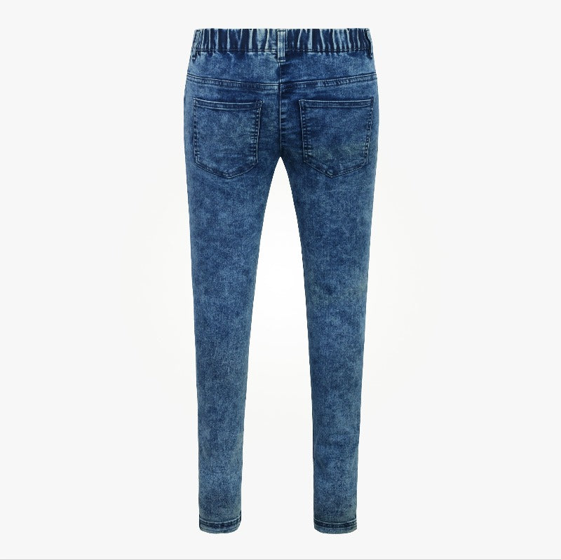 Teen Girls High Waist Slim Fit Stretchy Denim Jegging Pants Trousers 9-15 Years