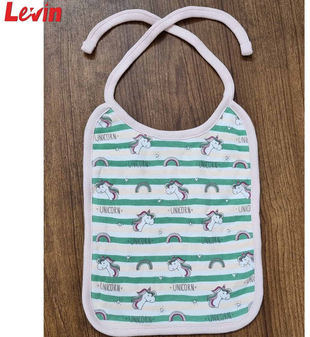 5-pack Assorted Multicolor Organic Cotton Toddler Baby Bib