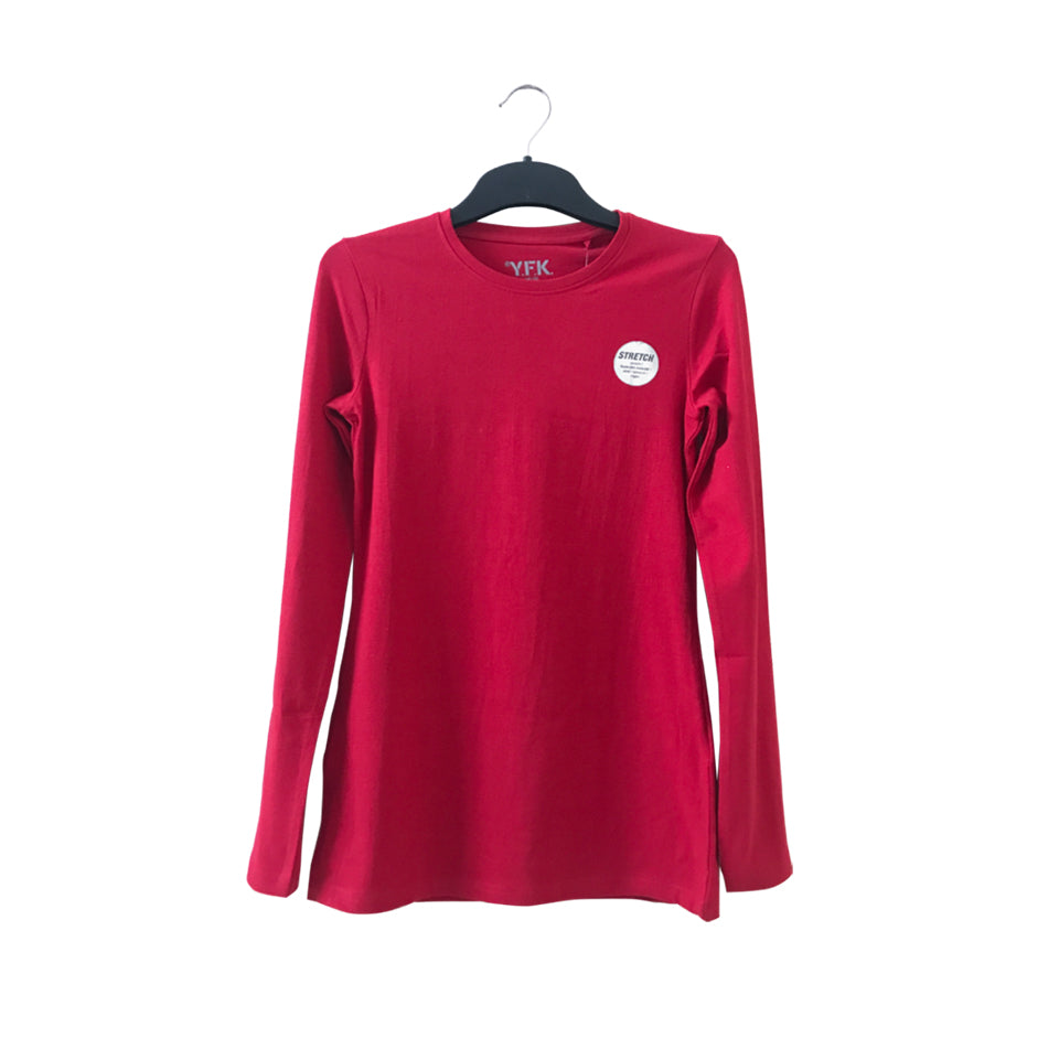Girls Long Sleeve Round Neck T-Shirt