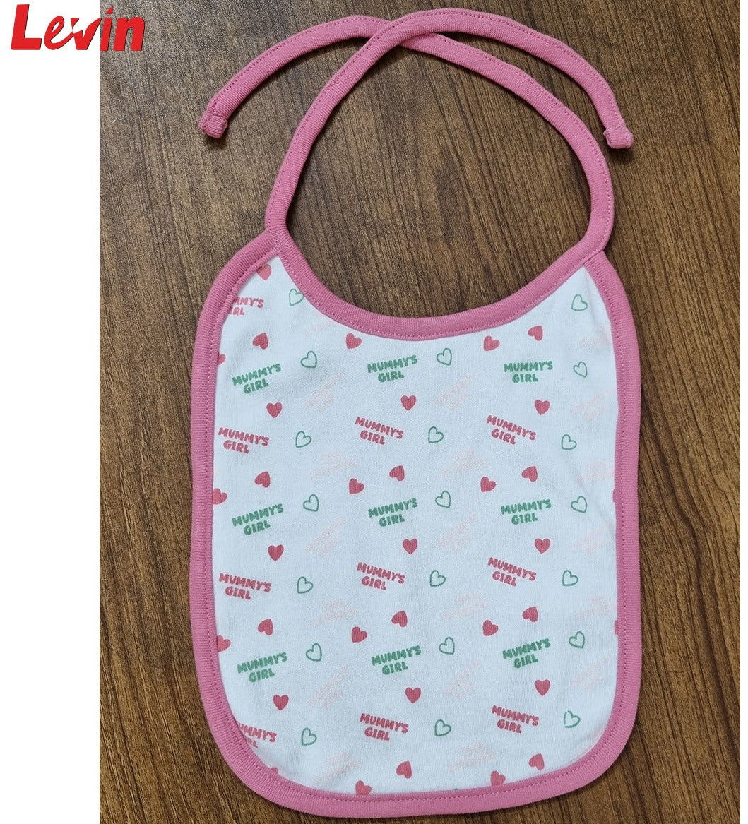 5-pack Assorted Multicolor Organic Cotton Toddler Baby Bib