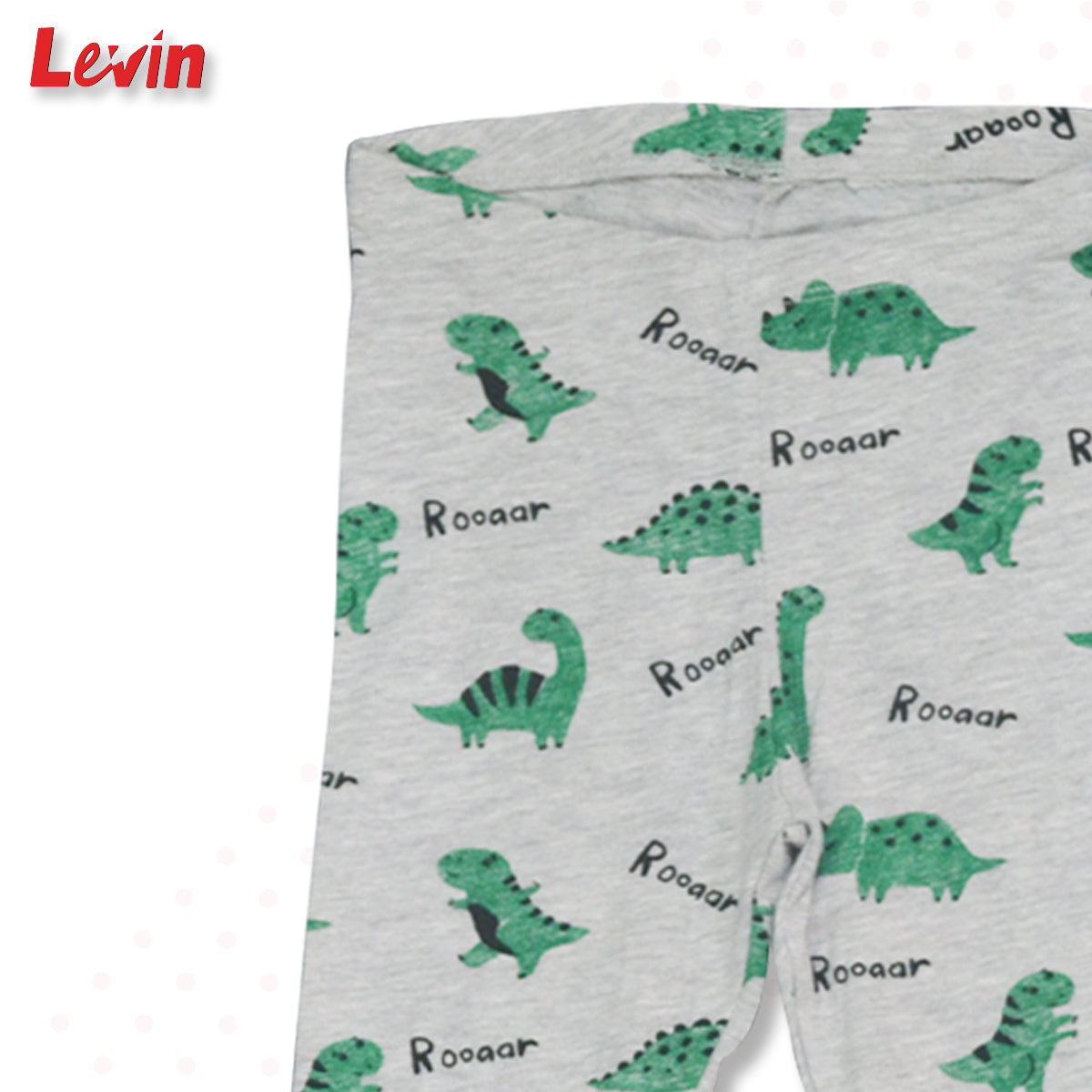 Girls Abstract Printed Elastic Waist Cotton Pajama Leggings