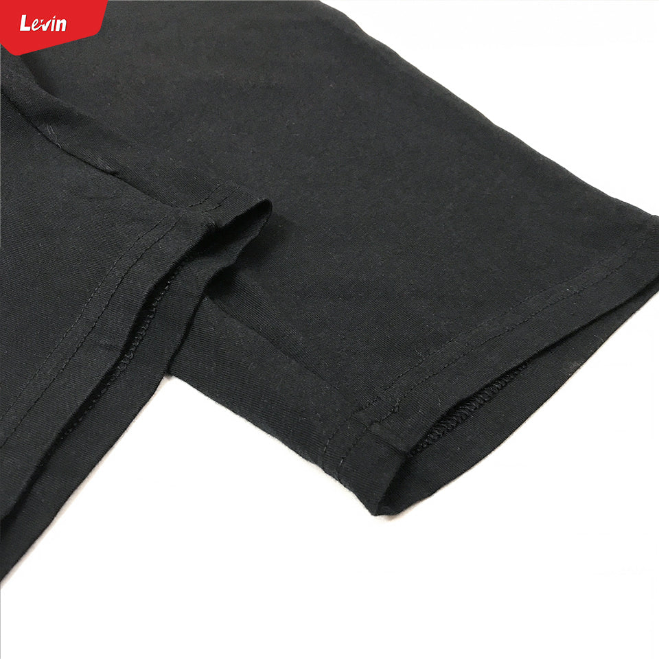 Womens Black Stretch Cotton Biker Shorts