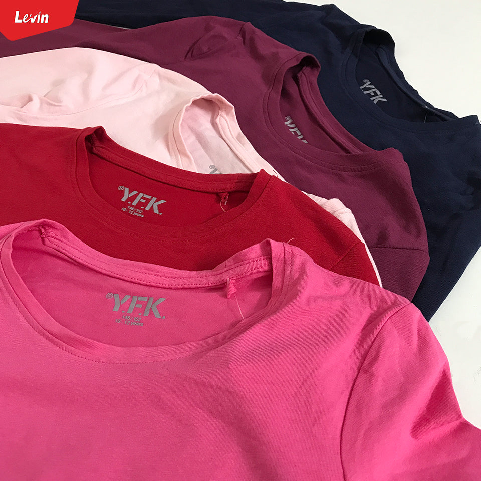 Girls Long Sleeve Round Neck T-Shirt