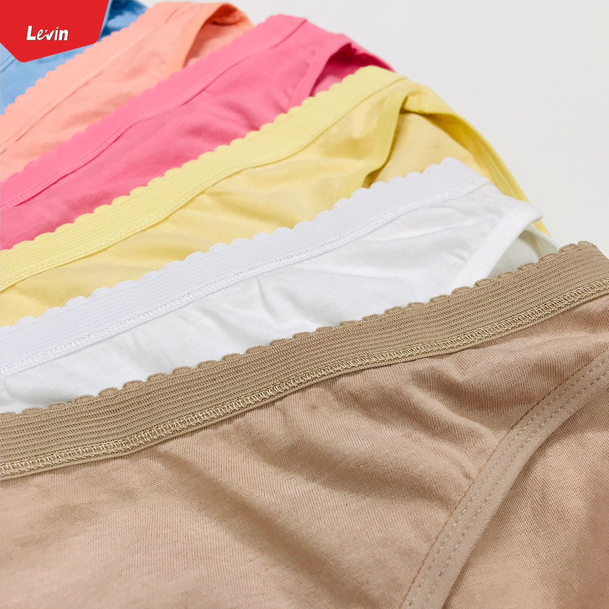 Women's Cotton Casual Elasticated Solid Color Half back panties