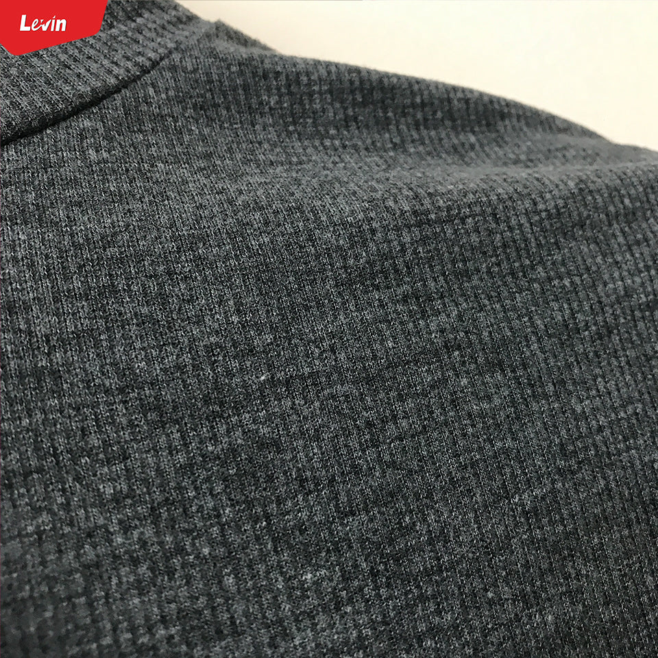 Girls Ribbed Ruffle Trim Shoulder Mock Neck Tops