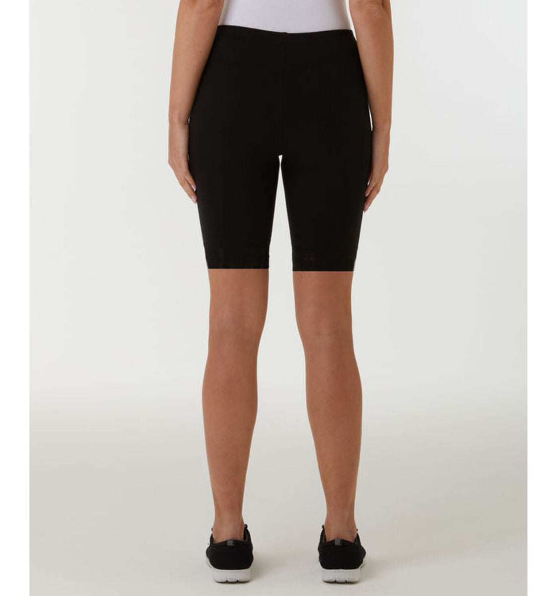 Ladies Basic High Rise Casual Cotton Shorts