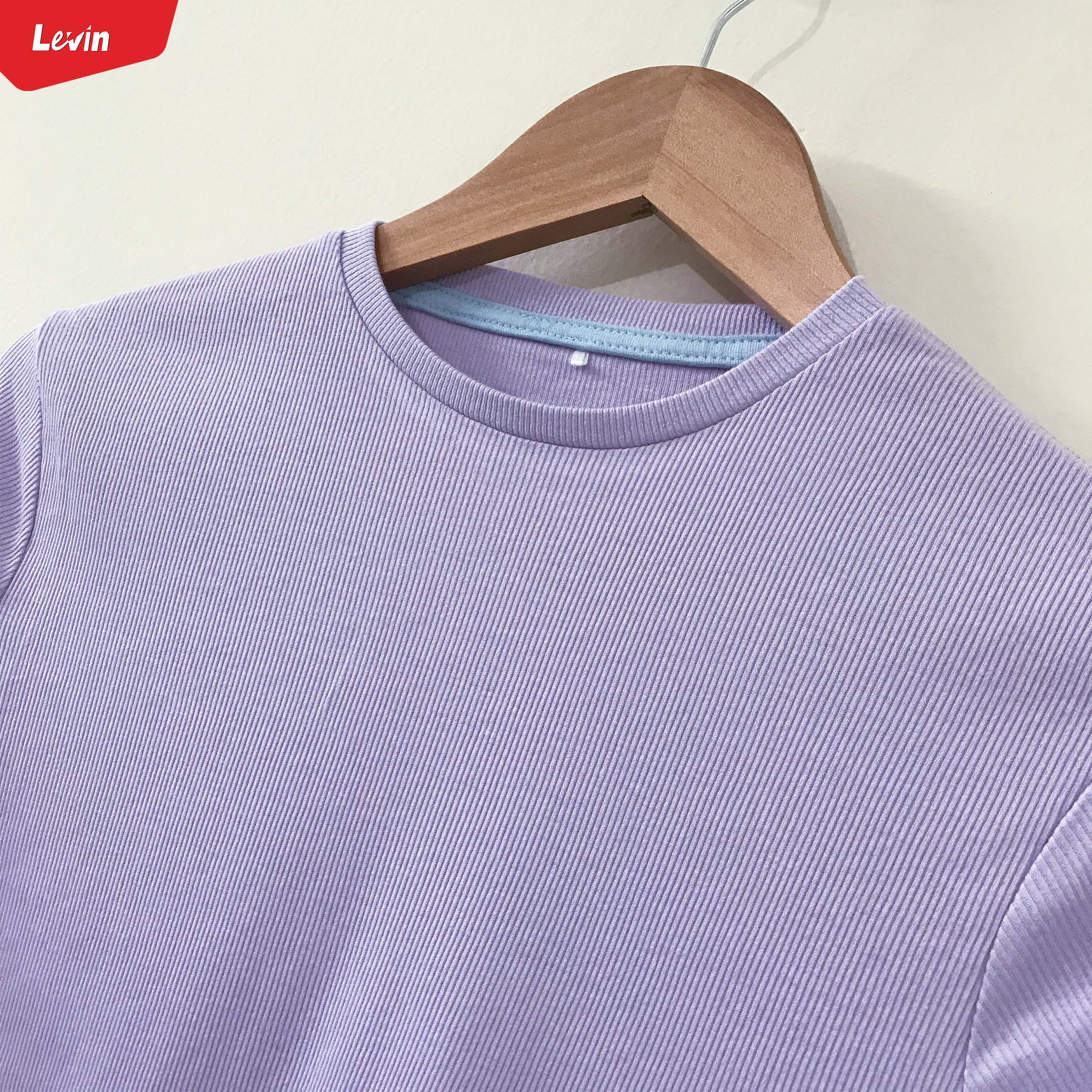 Girls Cotton Ribbed Round Neck Long Sleeve Solid T-Shirts