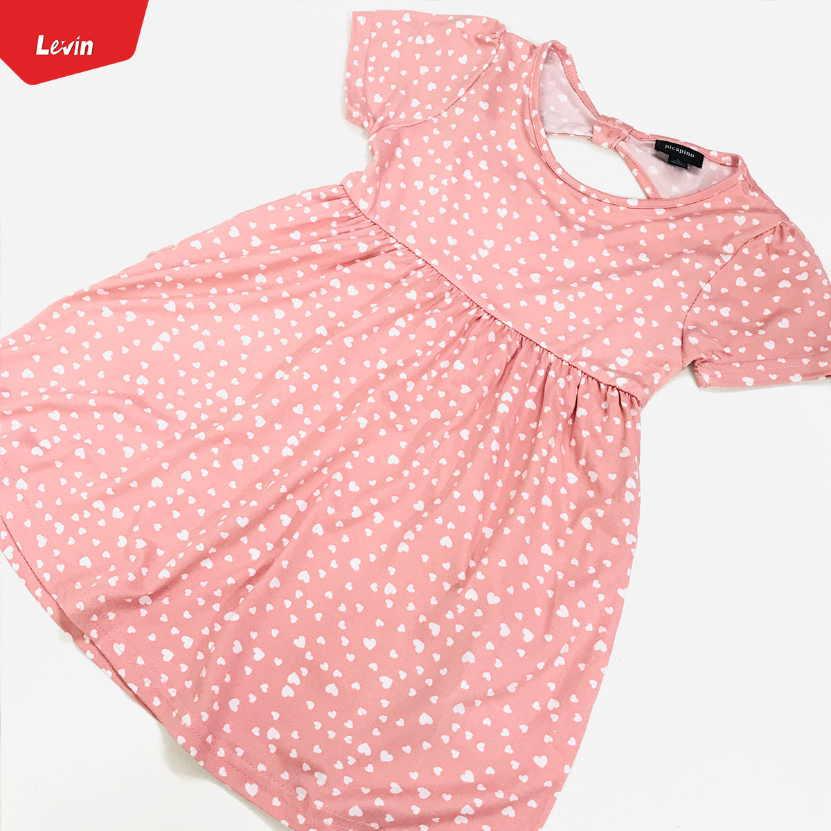 Girls Comfortable Printed Casual Short Sleeve Frock