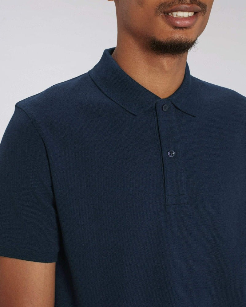 Men's Half Sleeve Solid Organic Cotton Polo T-Shirt