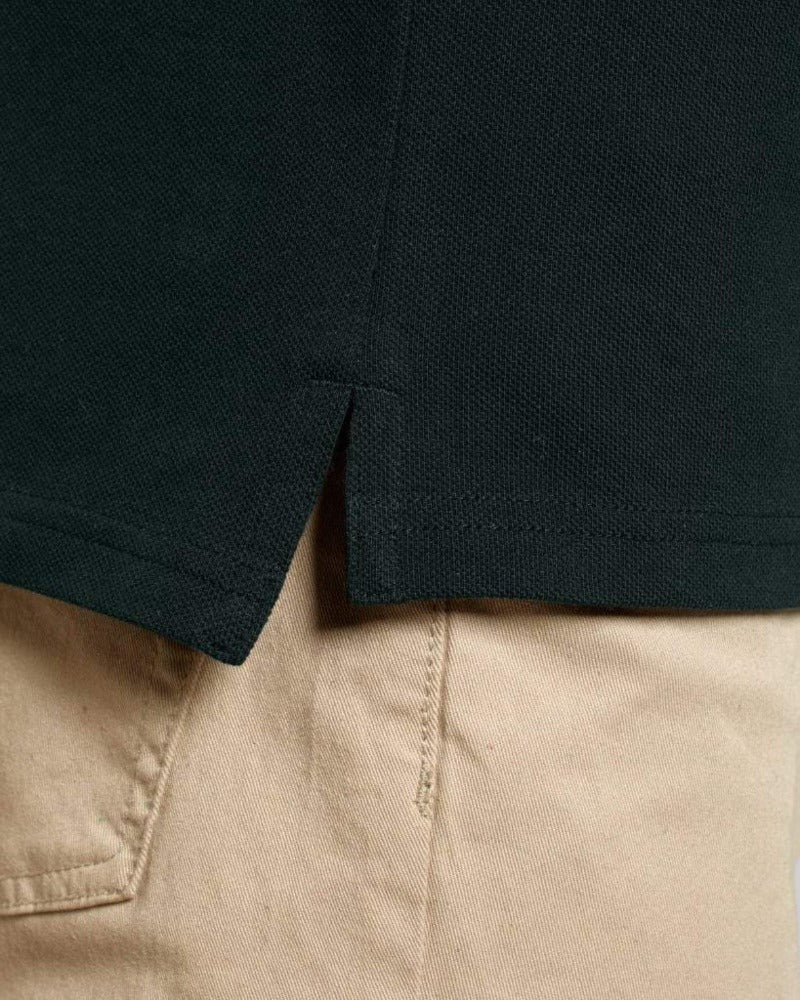 Men's Half Sleeve Solid Organic Cotton Polo T-Shirt
