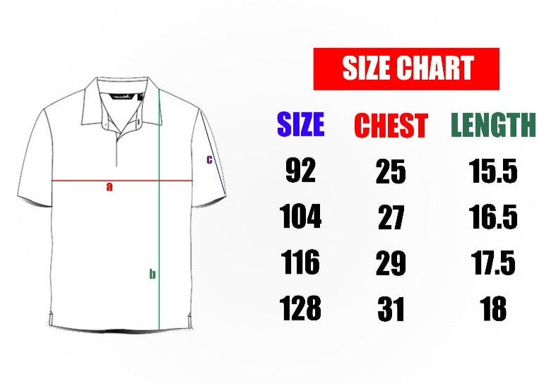 Boys Short Sleeve Cotton Polo T-Shirts