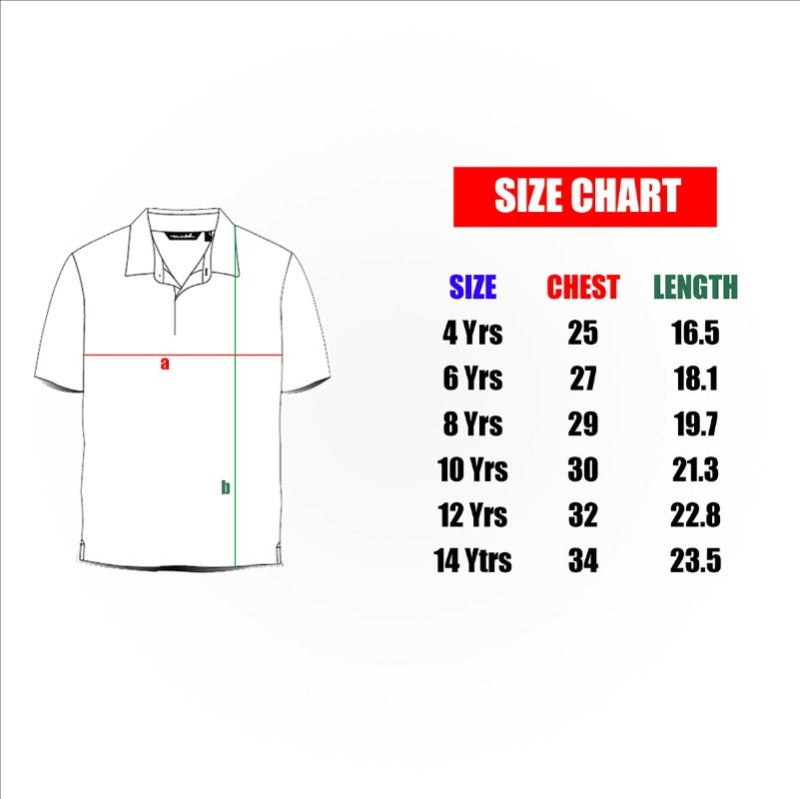 Kids Unisex Round Neck Sports T-shirt