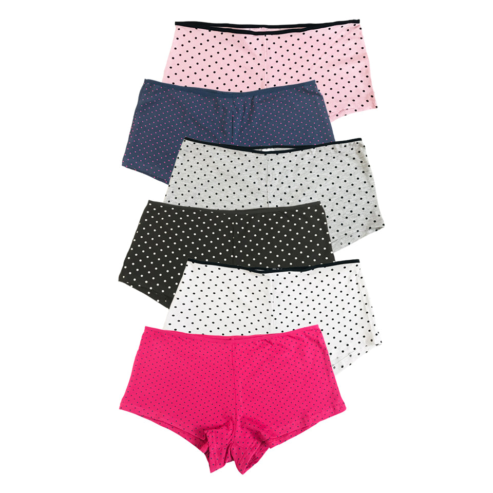 Women's Sporty Cotton Boyshort Panty