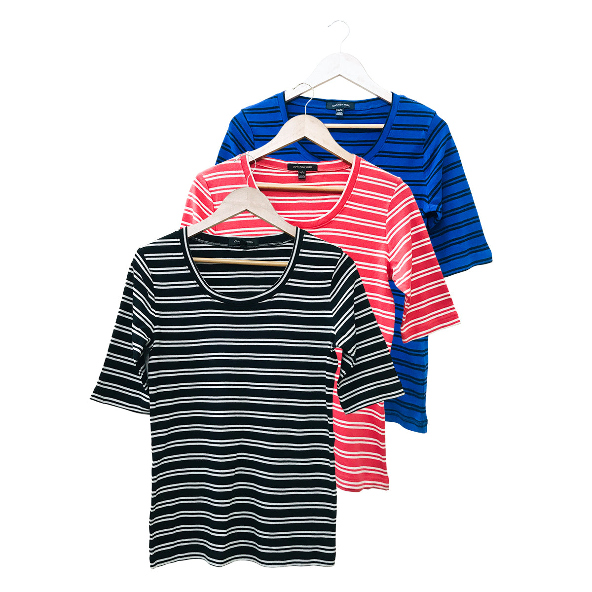 Womens scoop neck Semi Long cotton half sleeve t-shirt