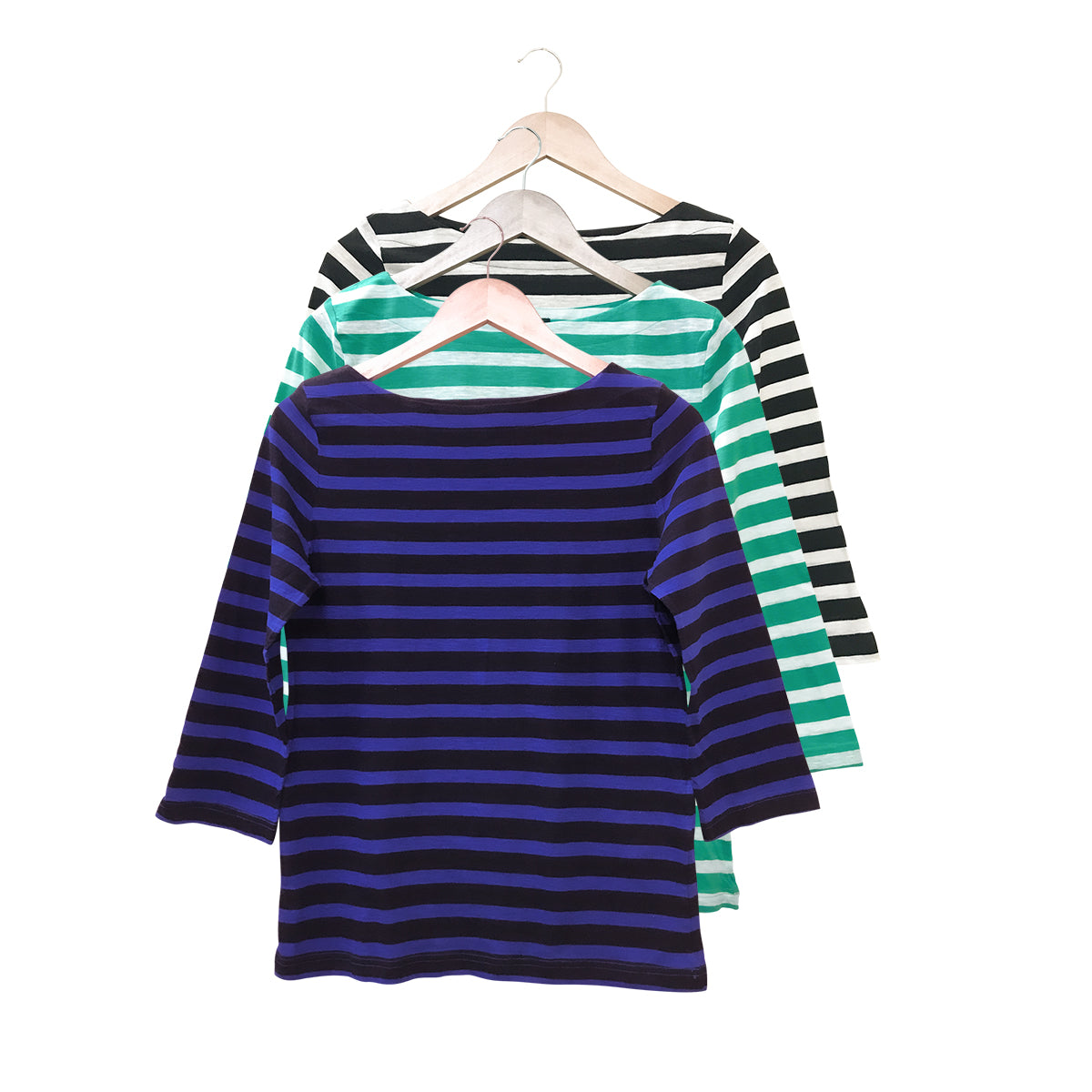 Women’s Cotton Summer friendly Boat Neck 3/4 Sleeve T shirt