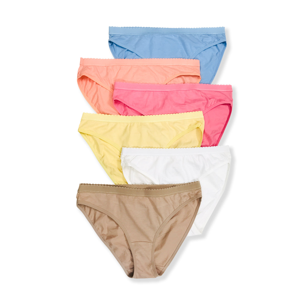 Women's Cotton Casual Elasticated Solid Color Half Back Panties