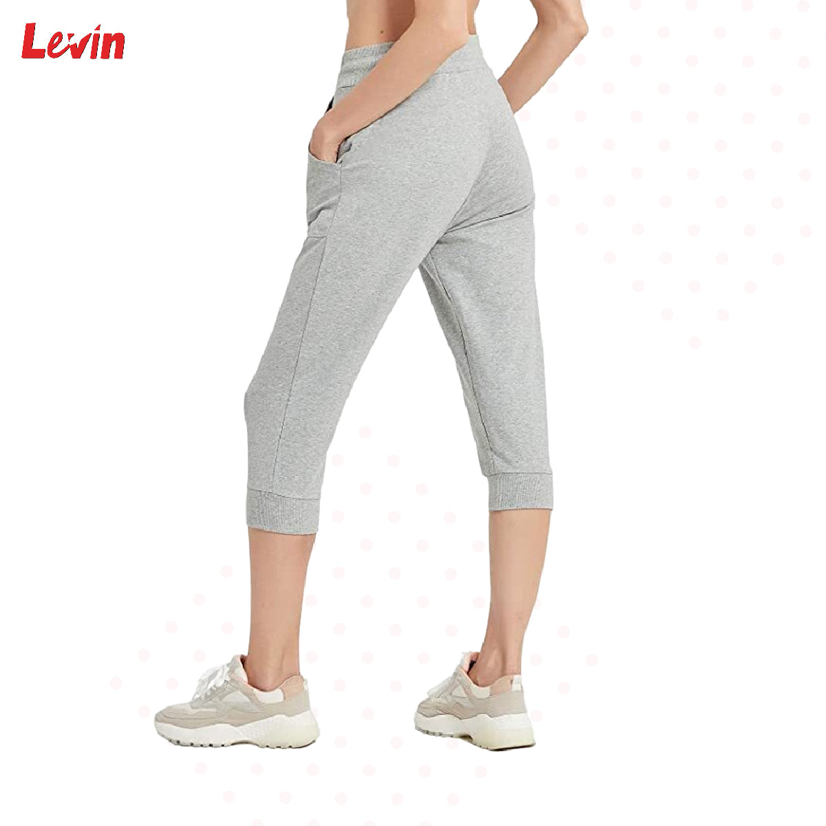 Women's Capri Length Sweatpants Cropped Jogger Pant