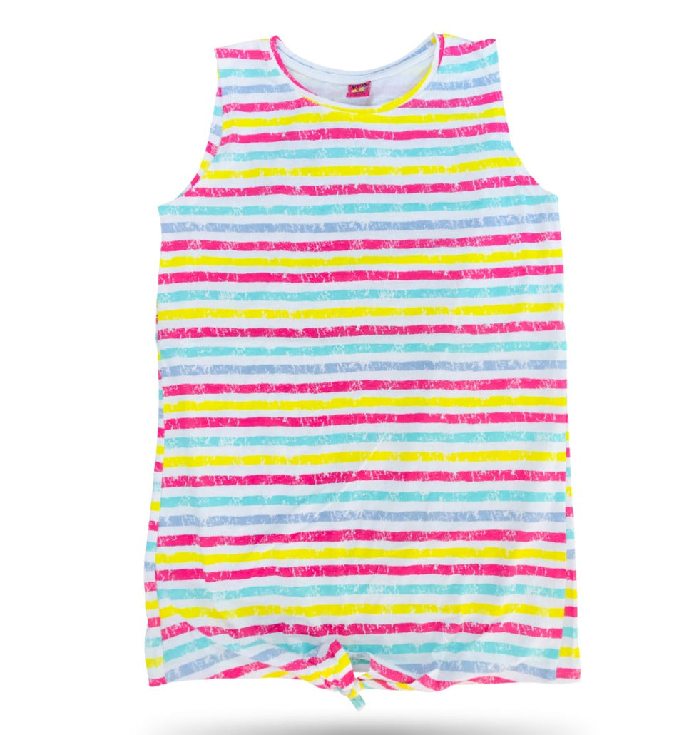 Girls Sleeveless Regular Tank Top