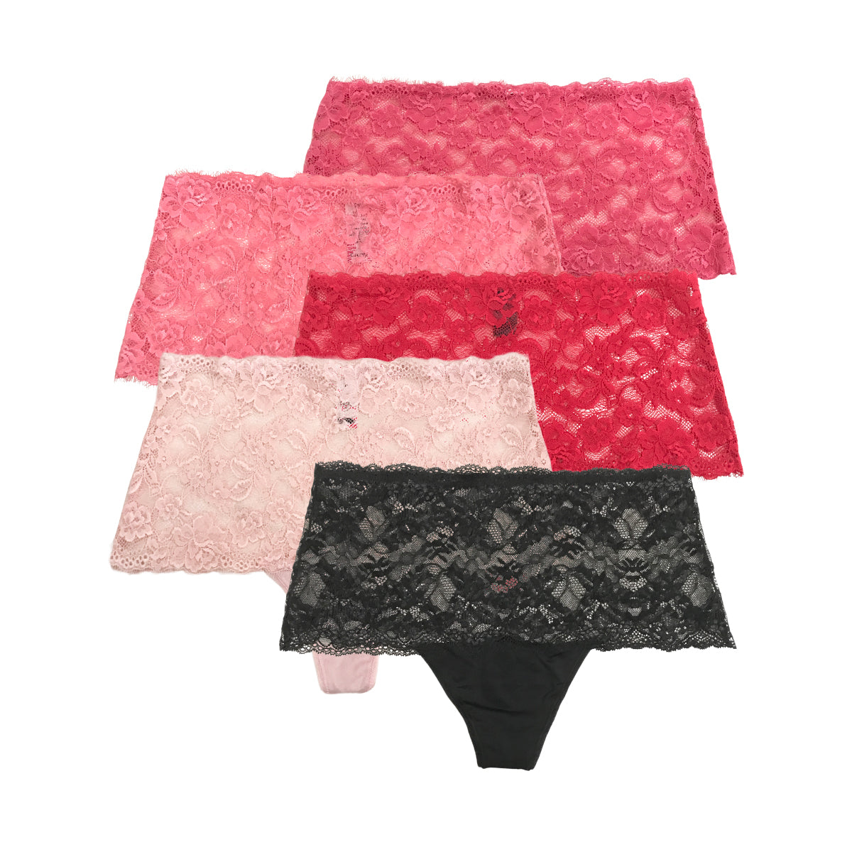Women’s High Waisted Lace Top Sexy Thongs
