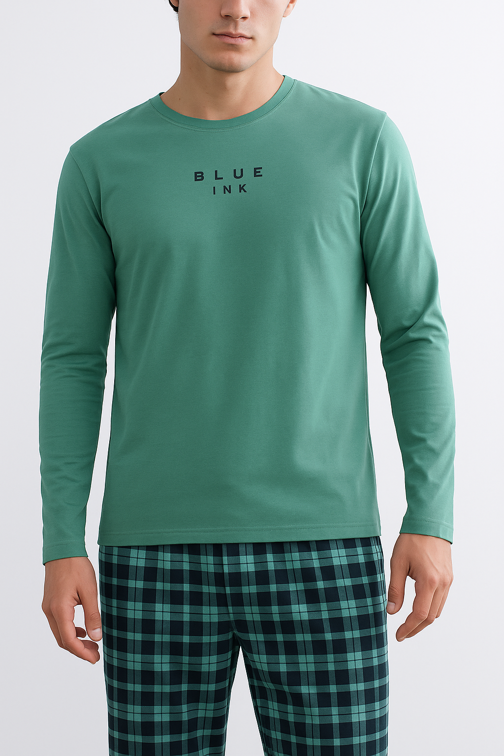 Mens Full Sleeve Crew Neck Jersey Cotton T-Shirt