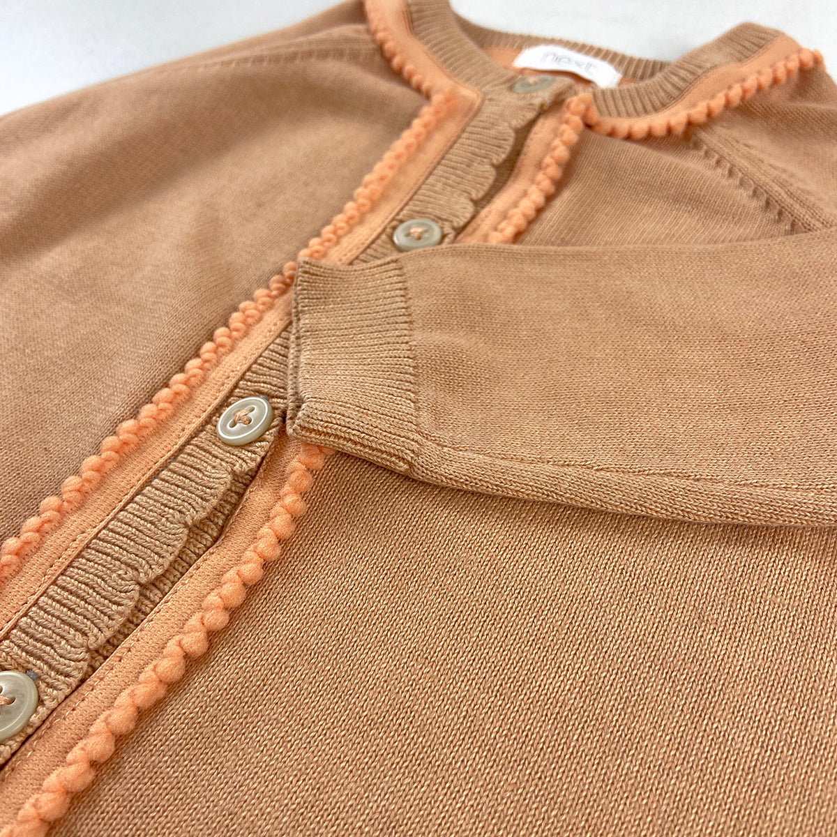 Girls Cotton Knitted Cardigan Sweater