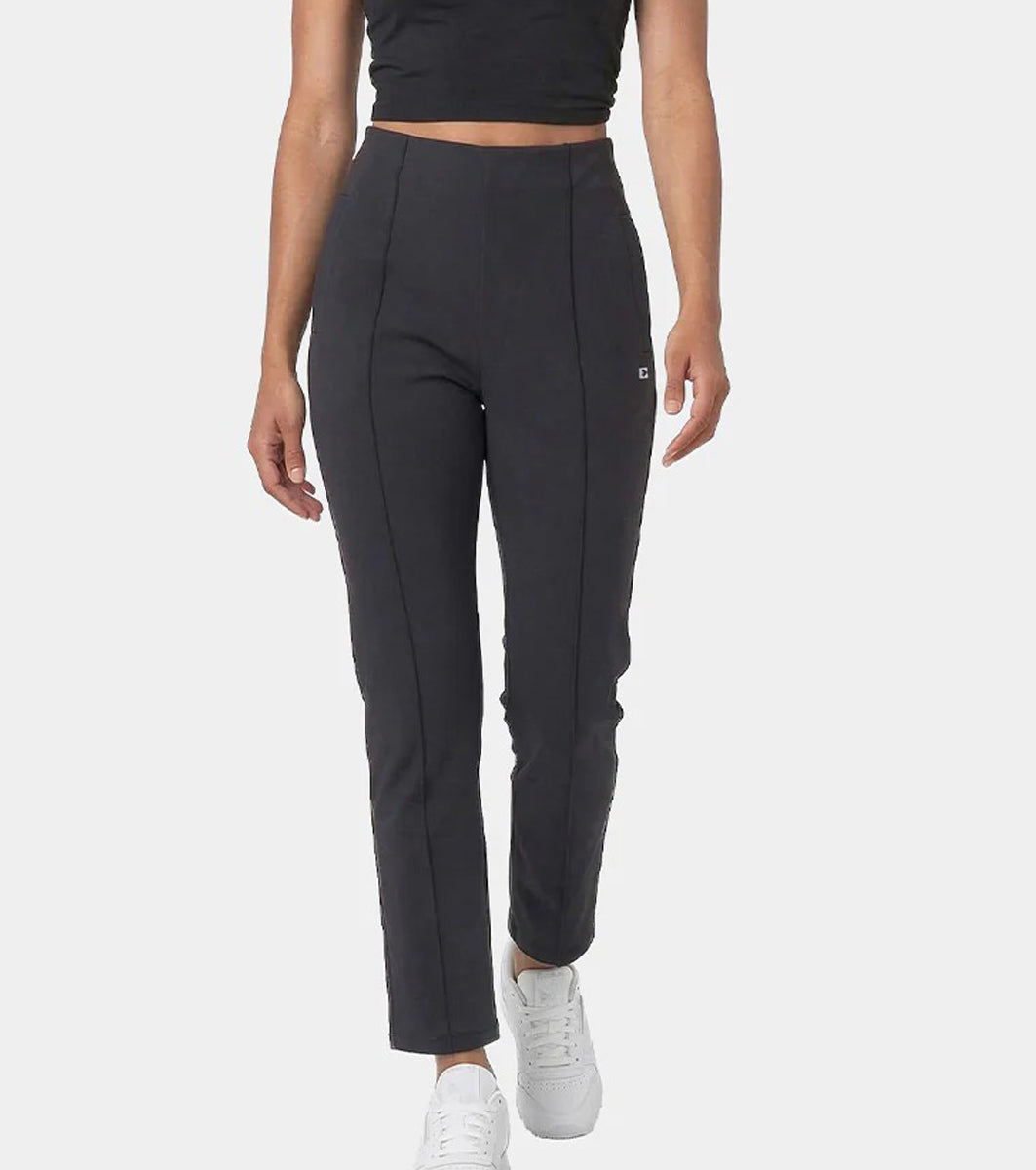 Womens High Waist Stretch Straight Yoga Leggings with Side Pocket
