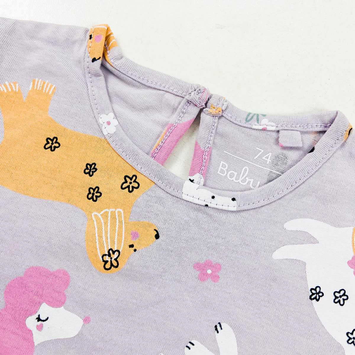 Kids Cotton Printed Co-Ord Pajama Set