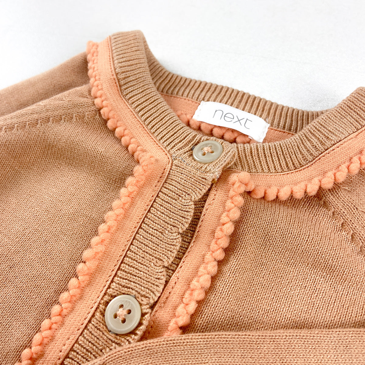 Girls Cotton Knitted Cardigan Sweater