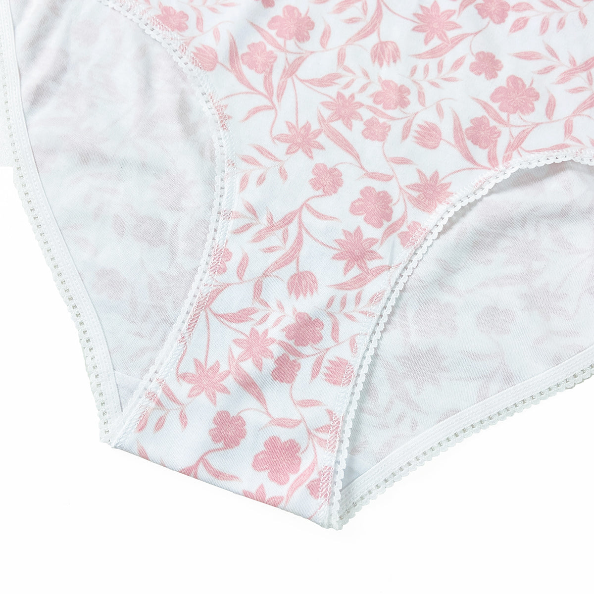 Pack of 3 Womens Floral Printed Cotton Hipster Panty