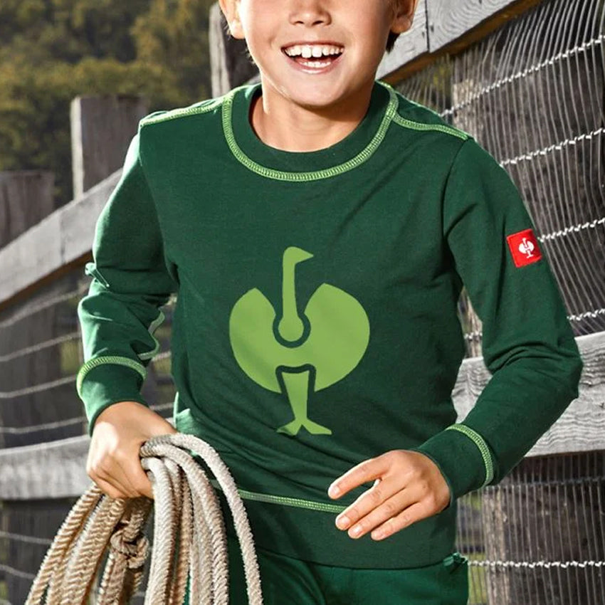 Kids' Full-Sleeve Printed Cotton Stretch Sweatshirt | 3–14 Years