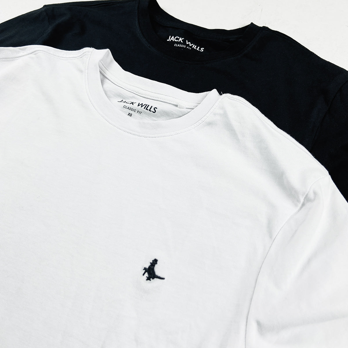 Mens Long Sleeve Cotton Crew Neck T-Shirt
