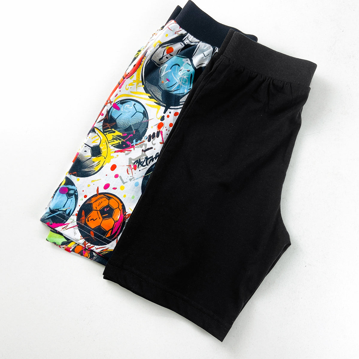Boys Printed & Solid Cotton Jersey Shorts
