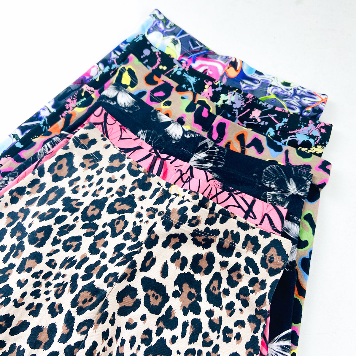 Girls Premium Cotton Jersey Printed Leggings
