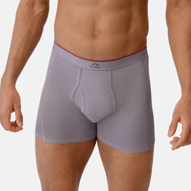 Pack of 3 Mens Bamboo Trunks Soft Breathable Comfort Boxer Underwear