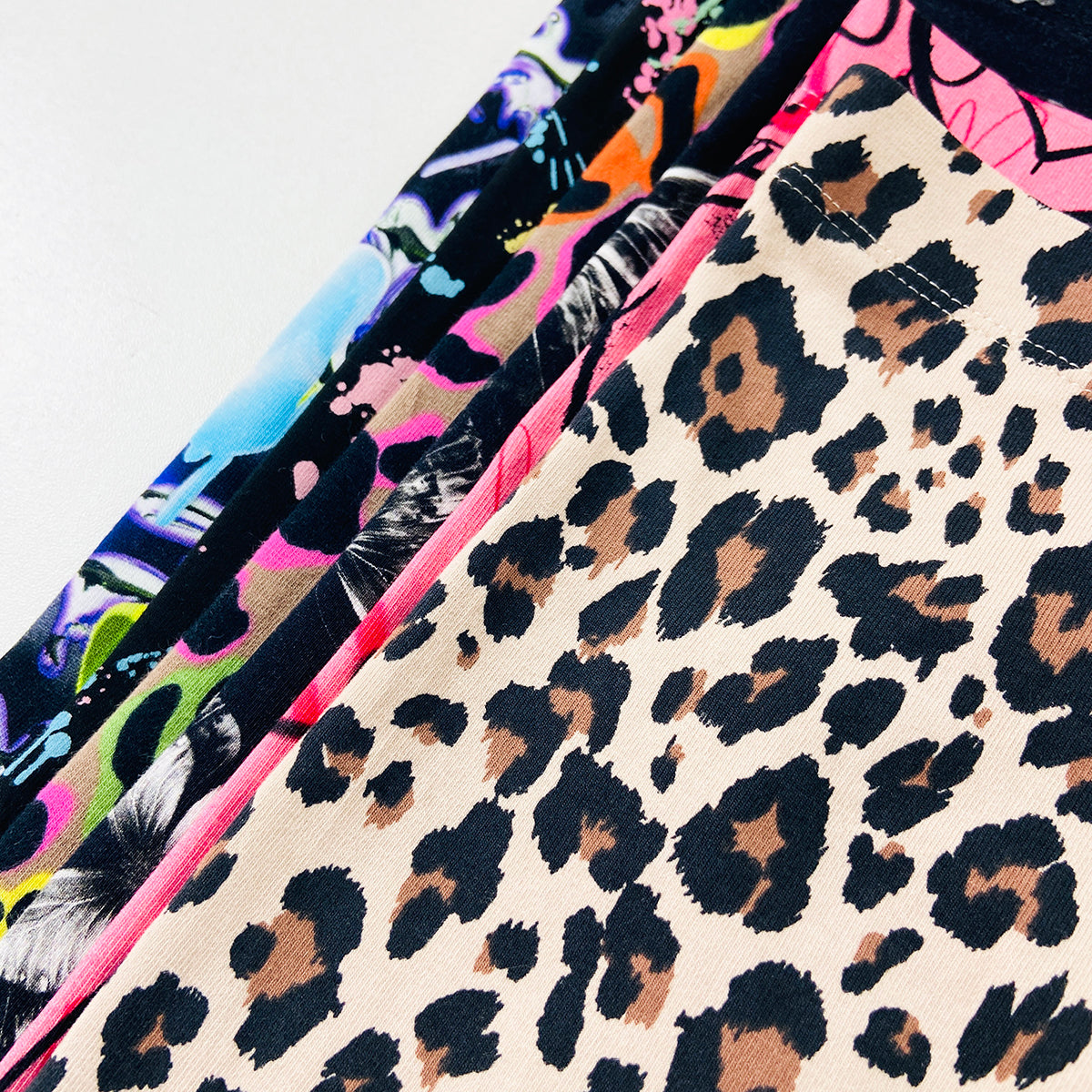 Girls Premium Cotton Jersey Printed Leggings