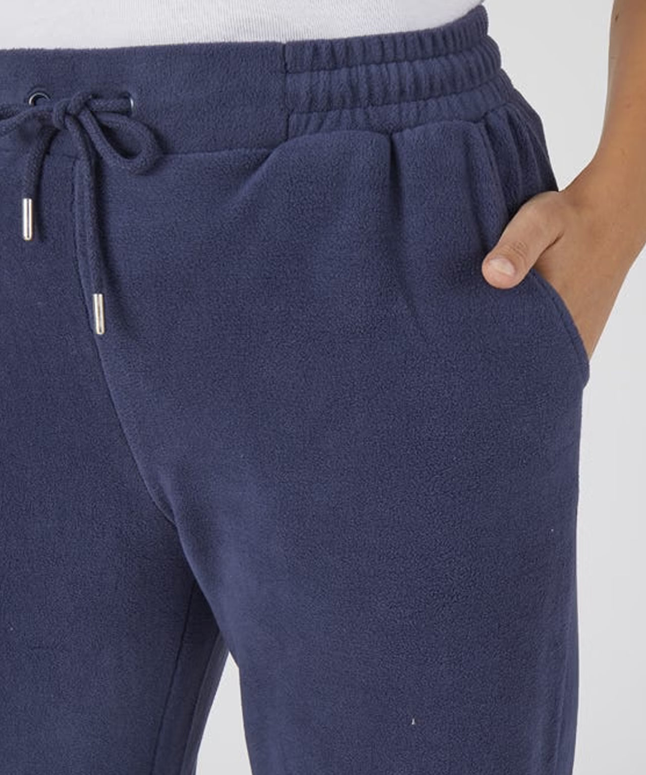 Womens Micro Fleece Straight Leg Pants with Pockets