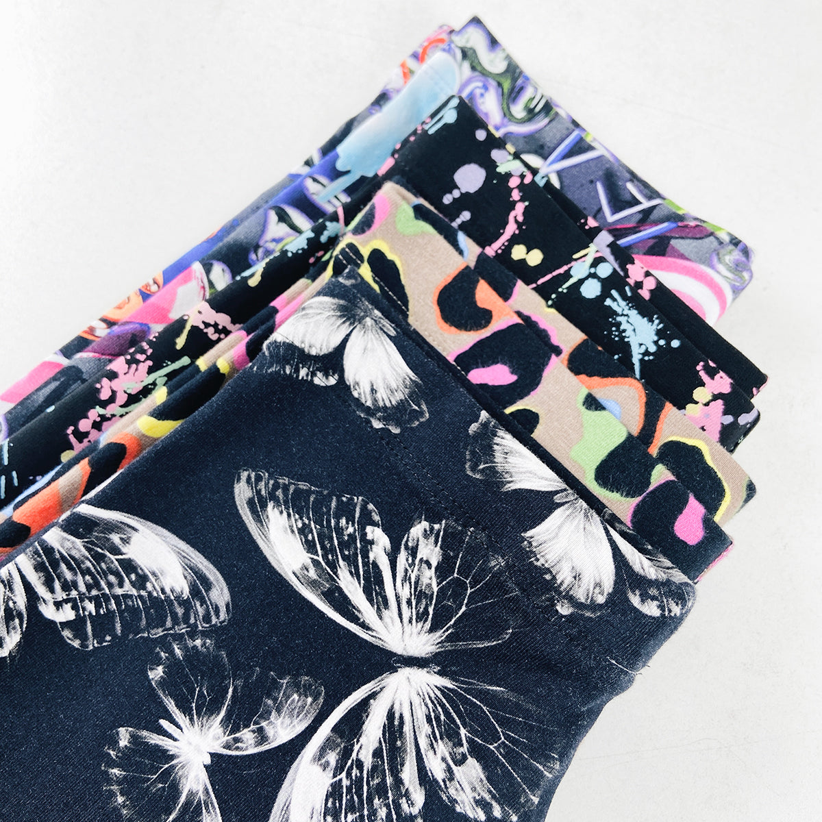 Girls Premium Cotton Jersey Printed Leggings