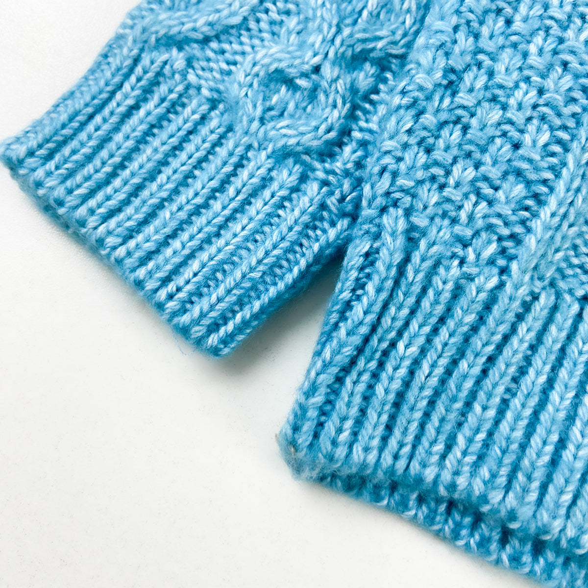 Kids Cable Knit Soft Cotton Cardigan Sweater