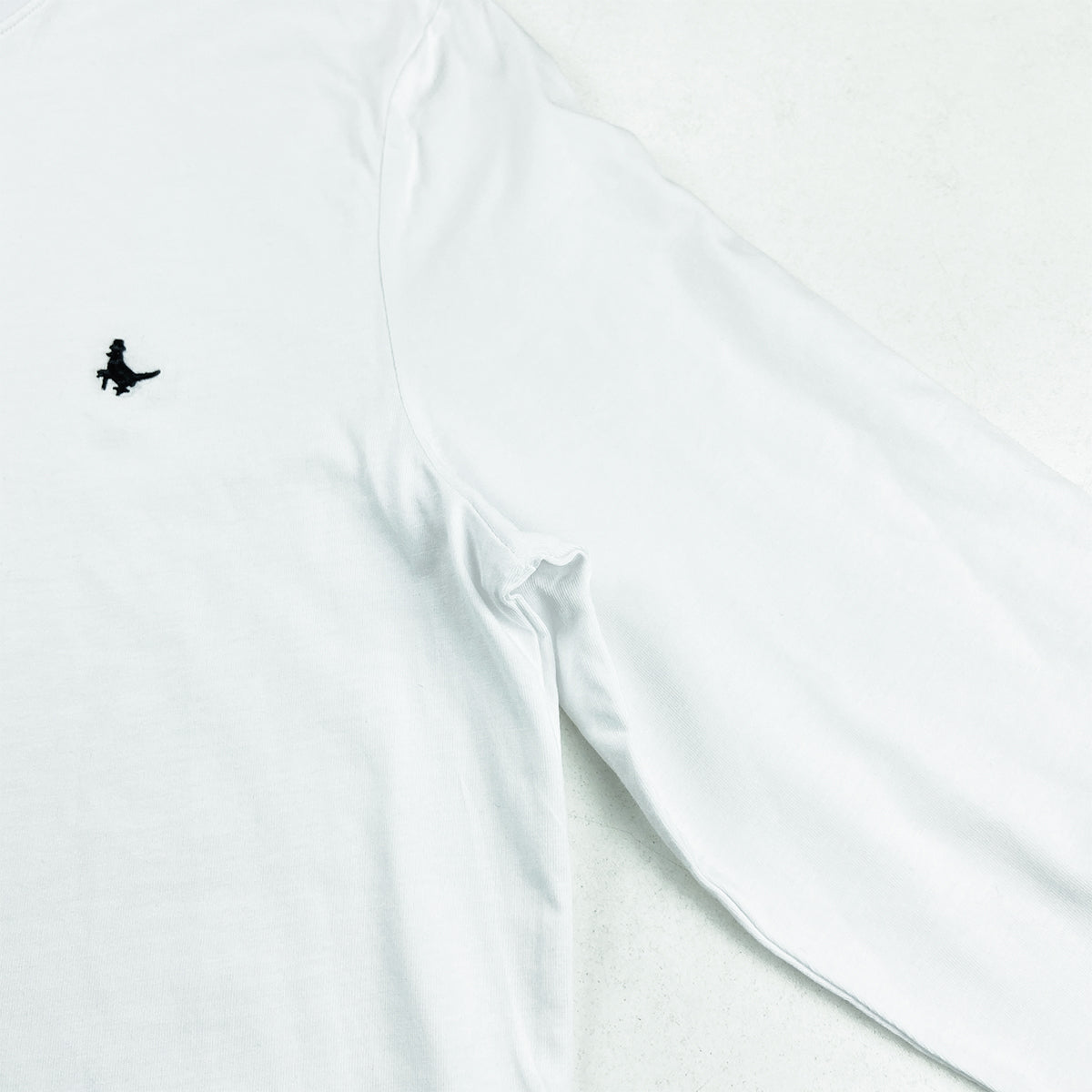 Mens Long Sleeve Cotton Crew Neck T-Shirt