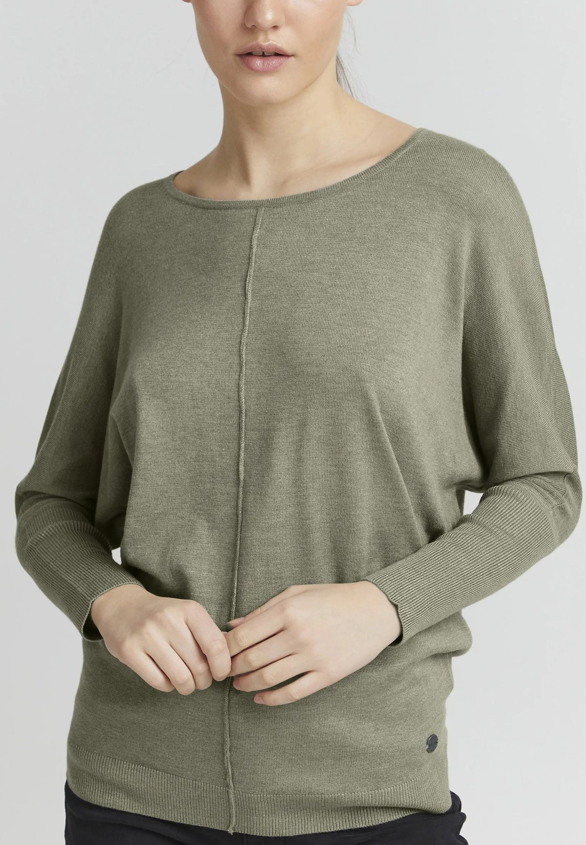 Womens Premium Soft Viscose Knit Crew Neck Sweater