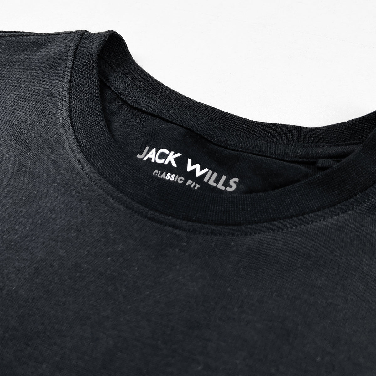 Mens Long Sleeve Cotton Crew Neck T-Shirt